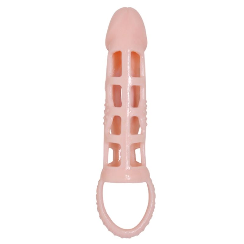 PRETTY LOVE - FUNDA EXPANSOR DE PENE HARRISON CON VIBRACIÓN Y CORREA 13,5 CM