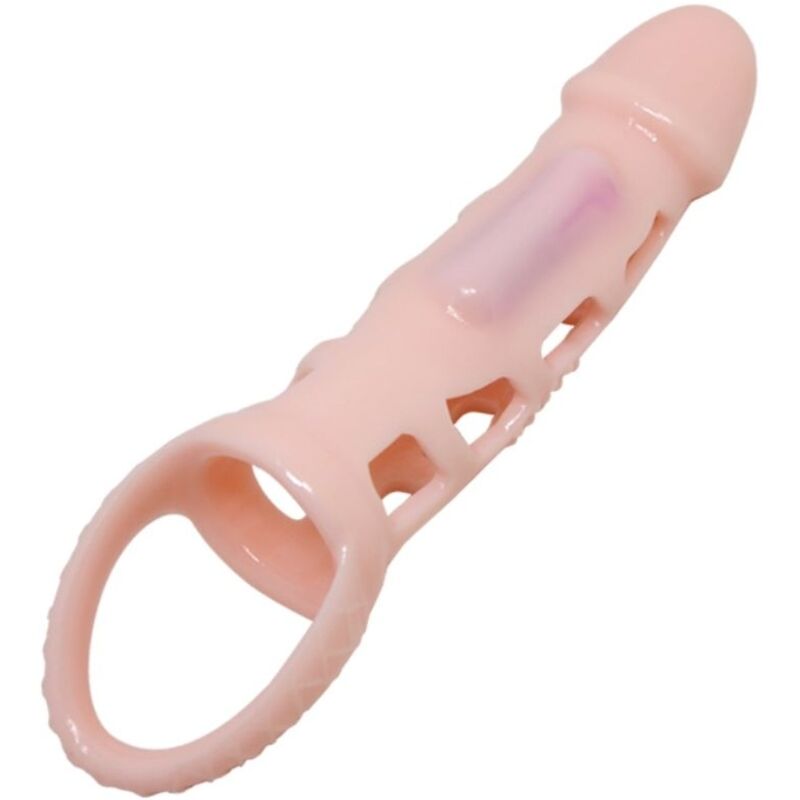 PRETTY LOVE - FUNDA EXPANSOR DE PENE HARRISON CON VIBRACIÓN Y CORREA 13,5 CM