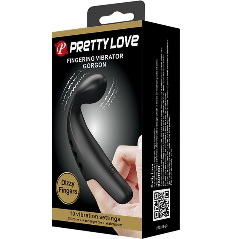 PRETTY LOVE - DADOS VIBRADORES GORGON NEGRO