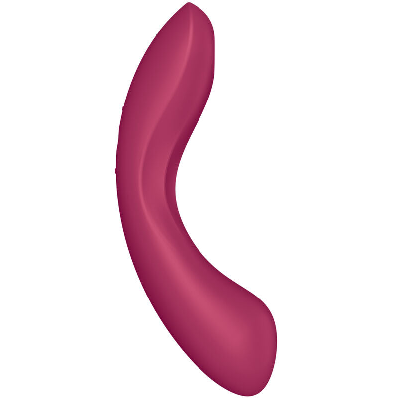 SATISFYER - CURVE TRINITY 1 AIR PULSE VIBRATION ROUGE