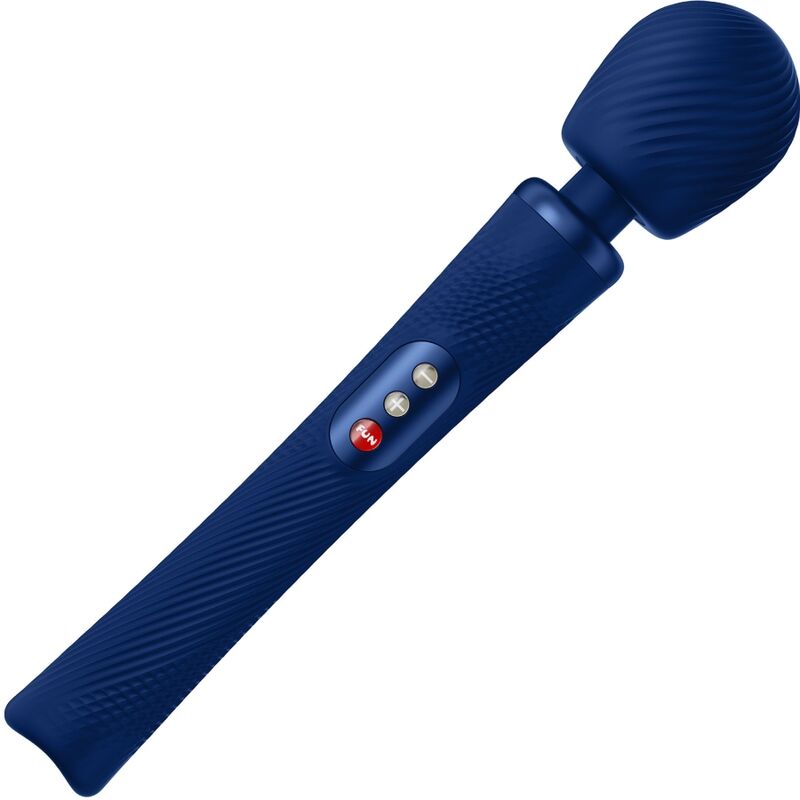 FUN FACTORY - VIM BAGUETTE RUMBLE VIBRANTE RECHARGEABLE EN SILICONE BLEU MINUIT