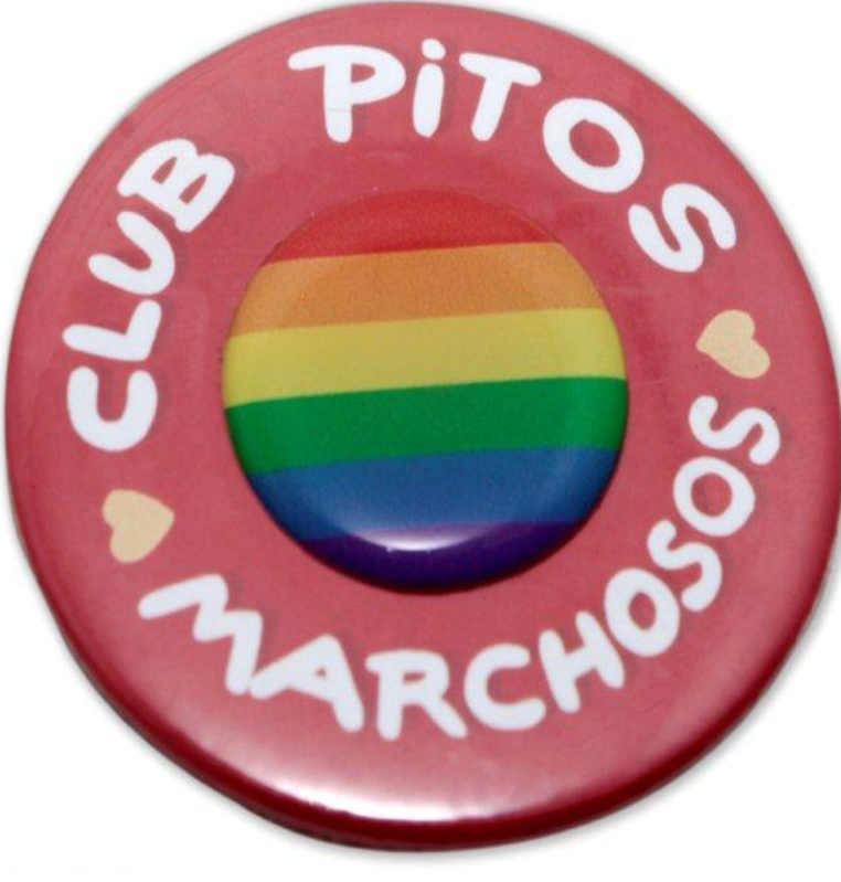 PRIDE - BADGE DE PRIDE AVEC DES BITES RIGIDES