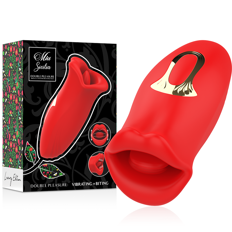 MIA - SICILIA DOBLE VIBRADOR + PLACER MORDEDOR