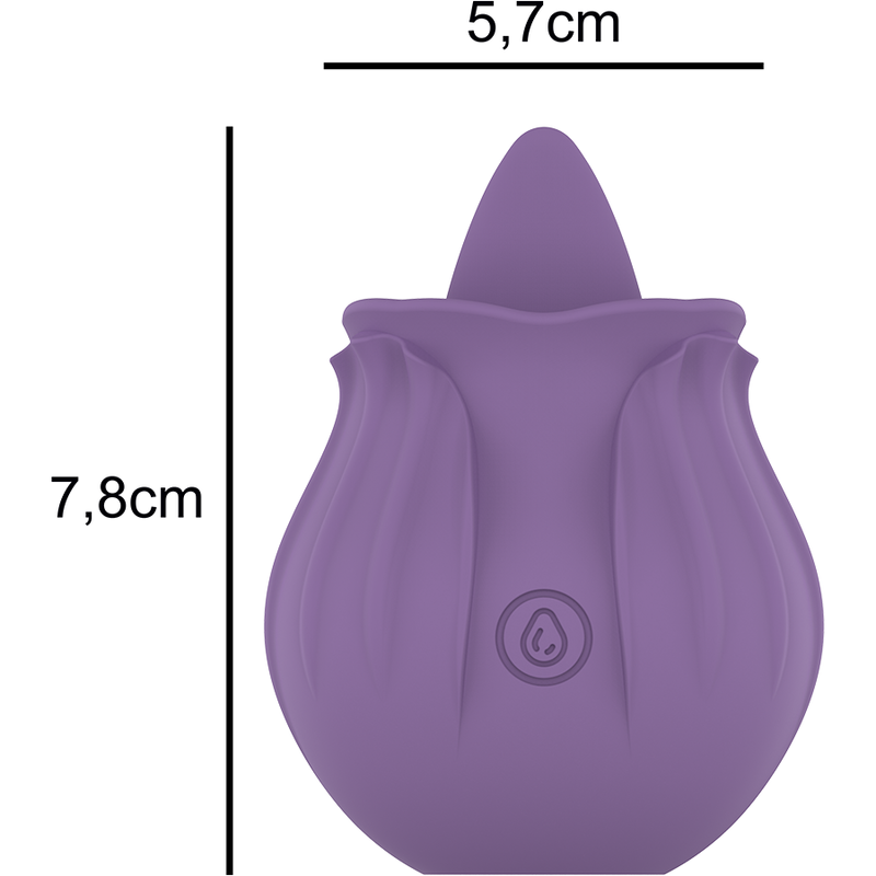 INTENSE - VIOLET CL TORIS STIMULATEUR 10 VIBRATIONS LILAS