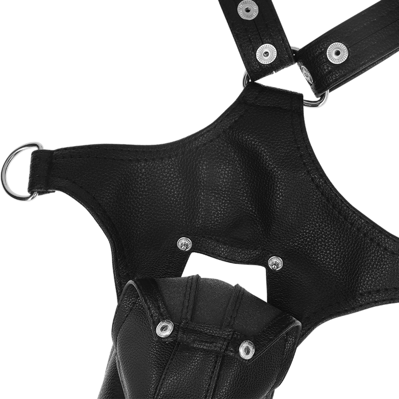 FETISH SUBMISSIVE ATTITUDE - ECO LEATHER JOCK STRAP HARNESS FOR MEN