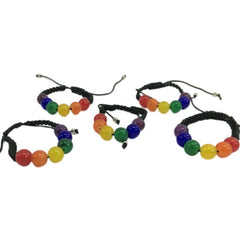 ORGULLO - PULSERA DE BOLAS PEQUEÑAS BANDERA LGBT