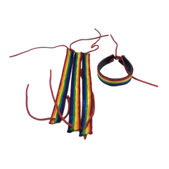 PRIDE - BRACELET EN CUIR DRAPEAU LGTB