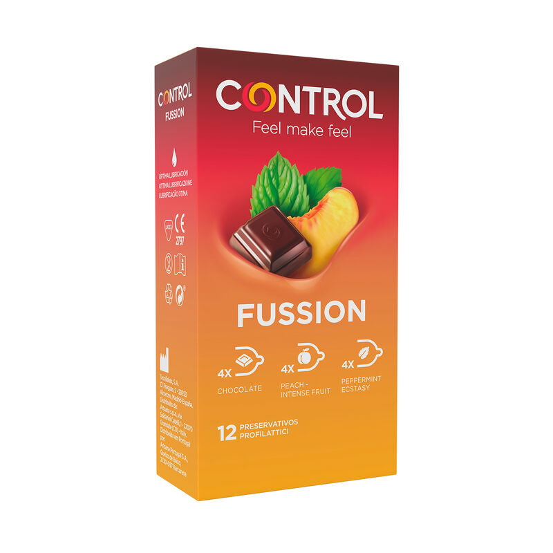 CONTROL - CONDONES FUSION 12 UNIDADES