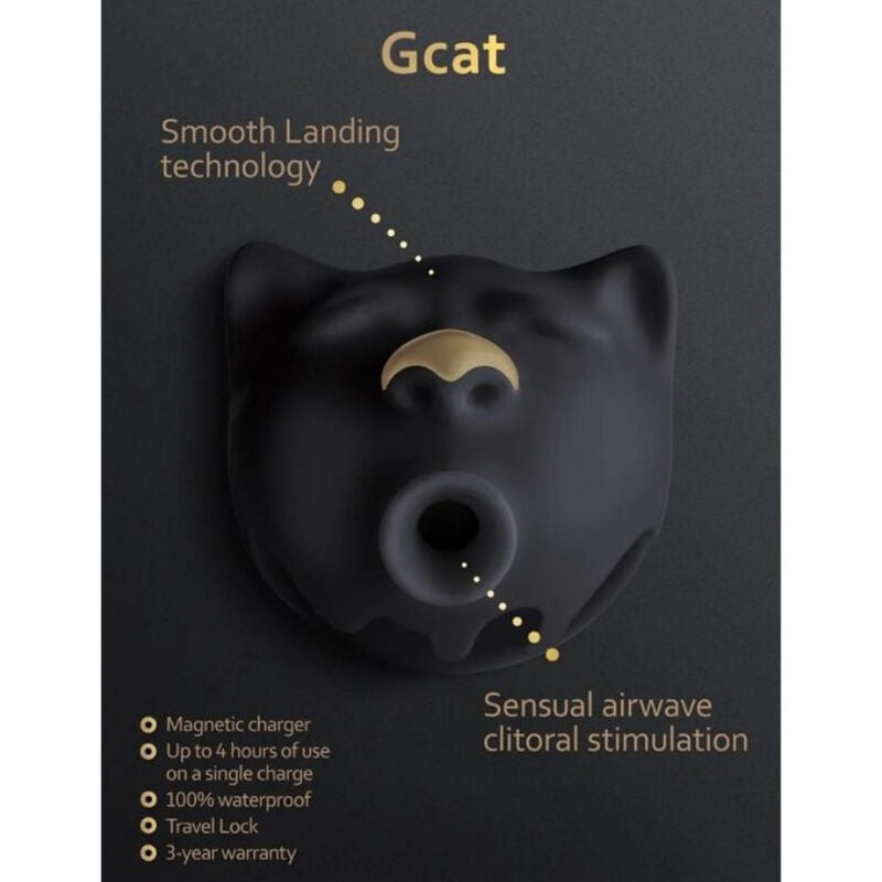 G-VIBE - GCAT MYSTIC BLACK CLITORIS SUCTION CUP