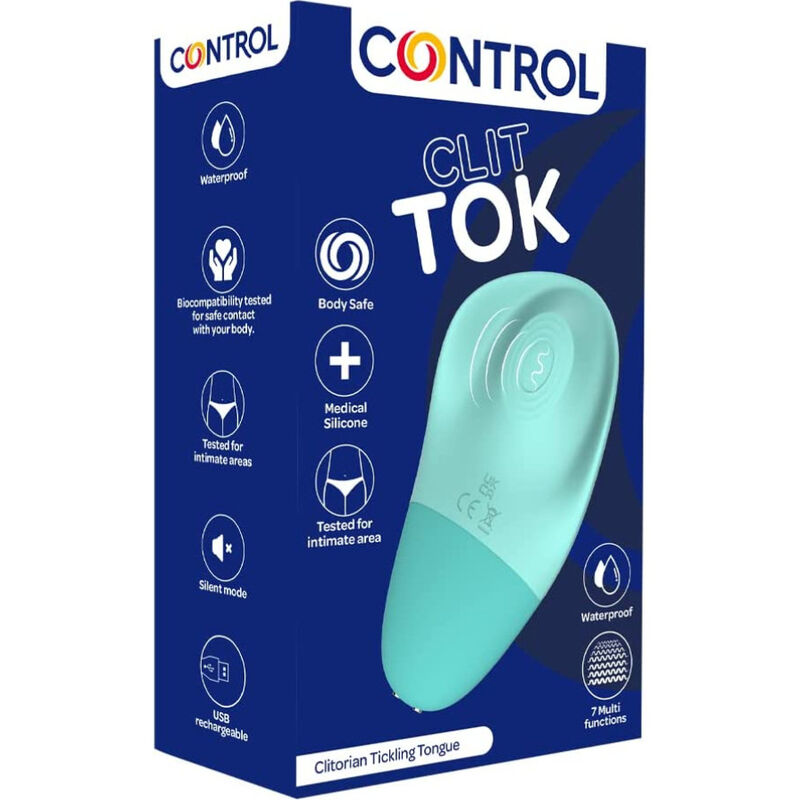 CONTROL - CLIT TOK LENGUA ESTIMULADOR DE CLITORIS RECARGABLE