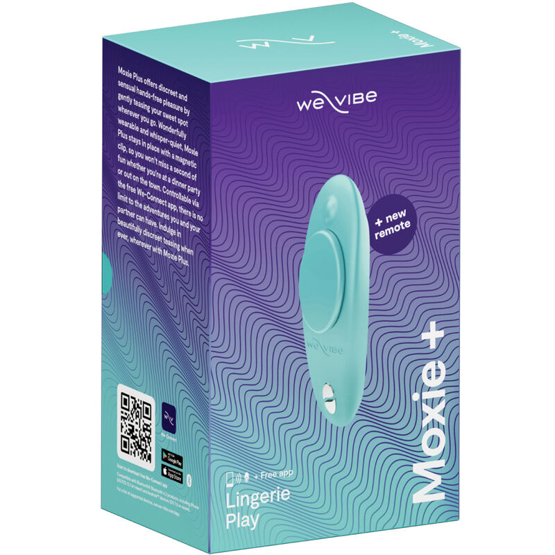 WE-VIBE - VIBRATEUR MOXIE + AQUA CLITORAL