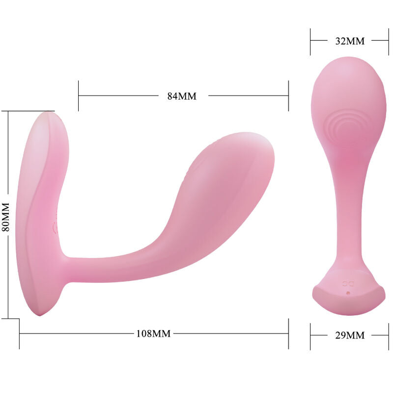 PRETTY LOVE - BAIRD APPLICATION G-SPOT 12 VIBRATIONS RECHARGEABLE PINK