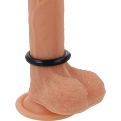 POWERING - ANILLO PARA EL PENE SUPER FLEXIBLE Y RESISTENTE 3.5CM NEGRO