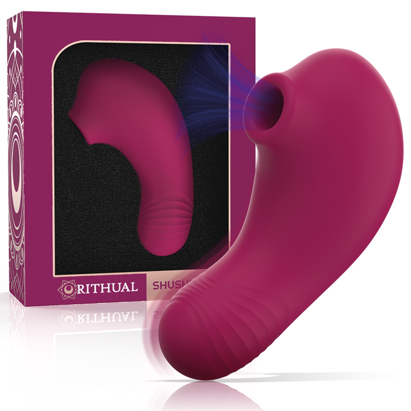 RITHUAL - ESTIMULADOR DE CLITORIS DE BOLSILLO SHUSHU PRO 2 POTENTES MOTORES DORQUIDOS