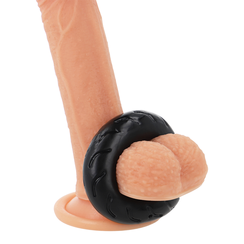 POWERING - ANILLO PARA EL PENE SUPER FLEXIBLE Y RESISTENTE 5CM PR08 NEGRO