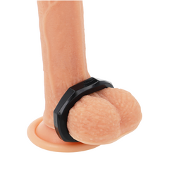 POWERING - ANILLO PARA EL PENE SUPER FLEXIBLE Y RESISTENTE 5CM PR10 NEGRO