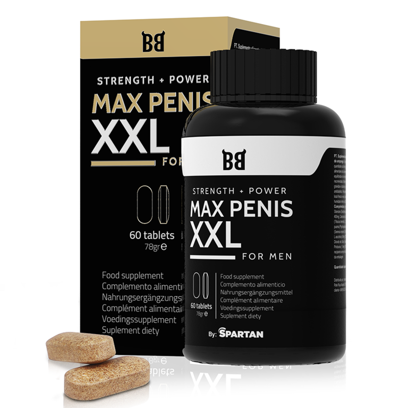 BLACK BULL - MAX PENIS XXL FORCE + PUISSANCE POUR HOMMES 60 COMPRIMES