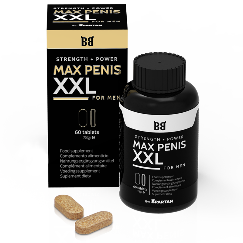 BLACK BULL - MAX PENIS XXL FORCE + PUISSANCE POUR HOMMES 60 COMPRIMES