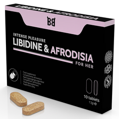 BLACK BULL - LIBIDINE &amp; AFRODISIA INTENSE PLEASURE FOR HER 10 TABLETS