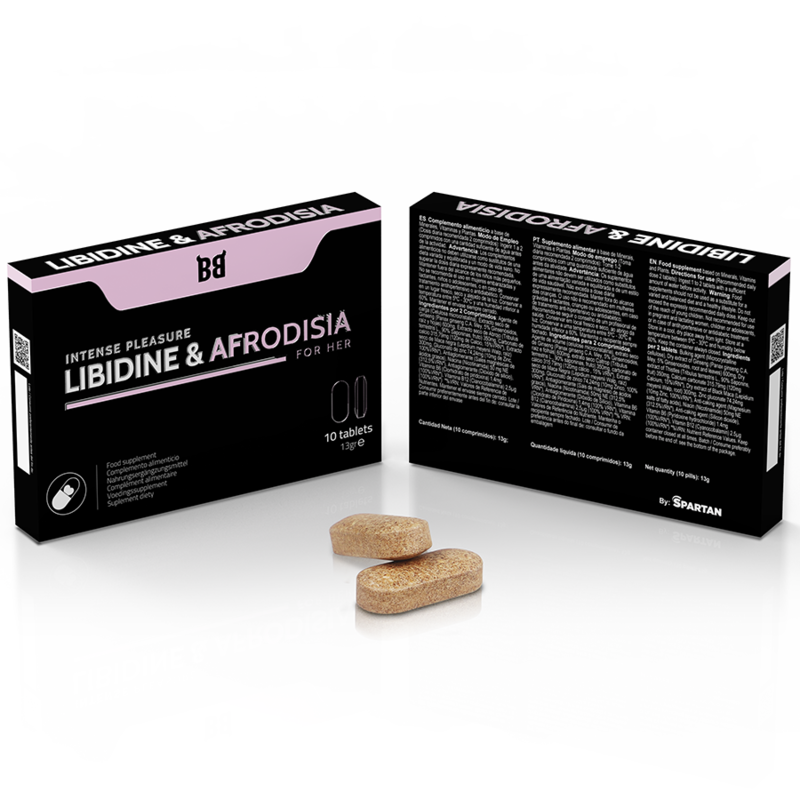 BLACK BULL - LIBIDINE &amp; AFRODISIA INTENSE PLEASURE FOR HER 10 TABLETS