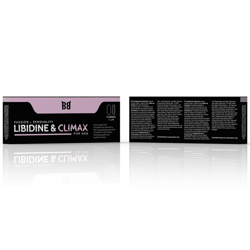 BLACK BULL - LIBIDIN INCREASE AND CLIMAX L BIDO FOR WOMEN 4 CAPSULES