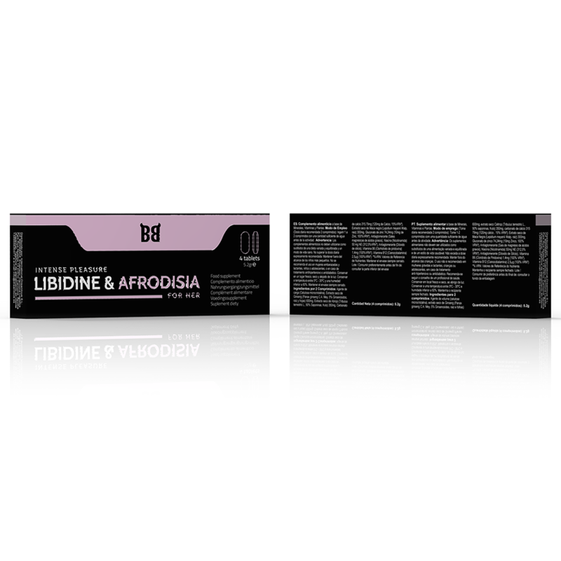 BLACK BULL - LIBIDINE &amp; AFRODISIA PLACER INTENSO POR SUS 4 TABLETAS