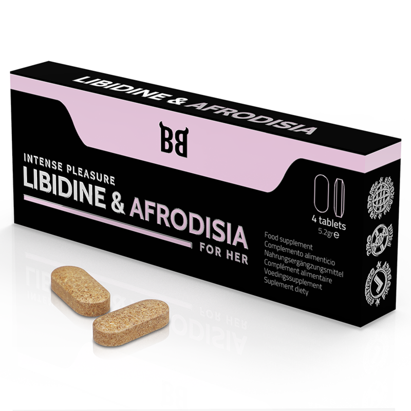 BLACK BULL - LIBIDINE &amp; AFRODISIA PLACER INTENSO POR SUS 4 TABLETAS