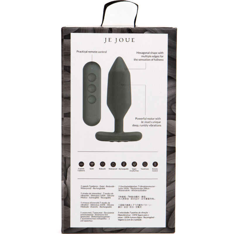 I PLAY - VIBRADOR PLUG ANAL ONYX NEGRO