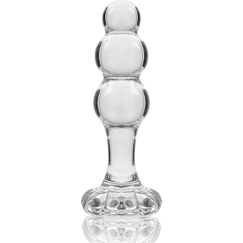 SERIE NEBULA DE IBIZA - MODELO 1 TAPA DE CRISTAL BOROSILICATO TRANSPARENTE 10,5 CM -O- 3 CM