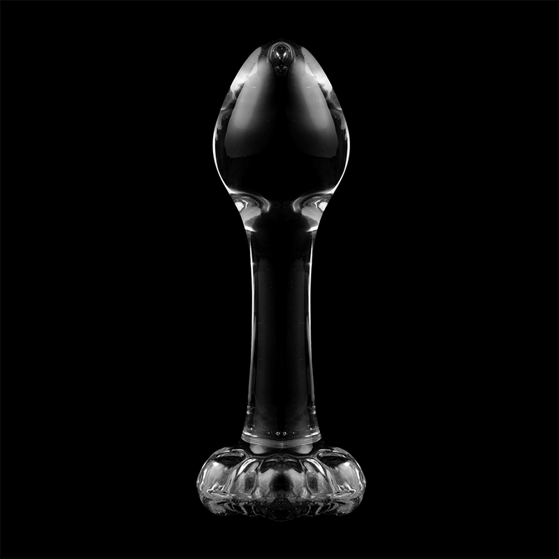 NEBULA SERIES BY IBIZA - PLUG ANAL MODÈLE 2 VERRE BOROSILICATE CLAIR 11 CM -O- 3.5 CM