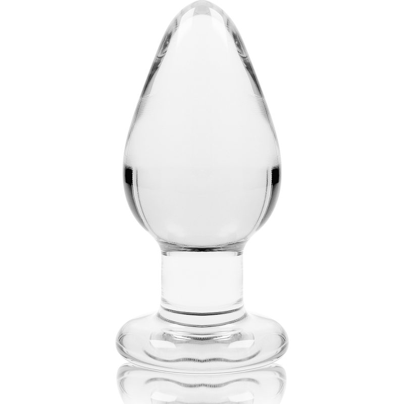 SERIE NEBULA DE IBIZA - PLUG ANAL MODELO 3 CRISTAL BOROSILICATO TRANSPARENTE 11 CM -O- 5 CM