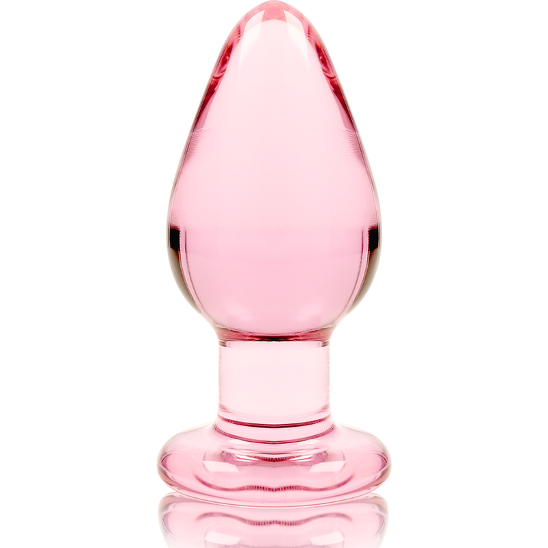 SERIE NEBULA DE IBIZA - PLUG ANAL MODELO 3 CRISTAL BOROSILICATO TRANSPARENTE 11 CM -O- 5 CM