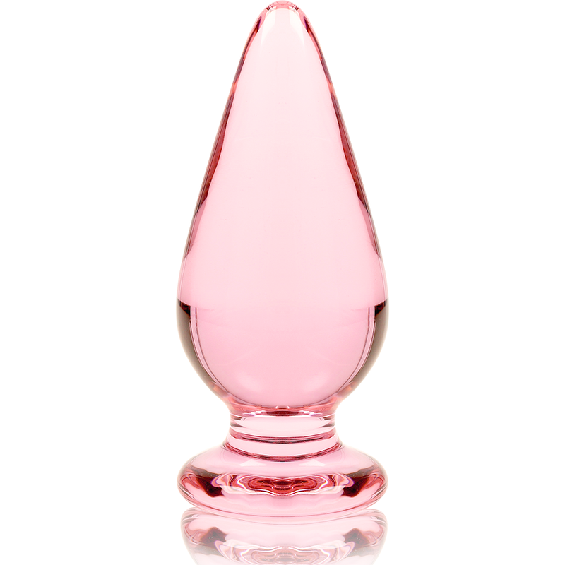 SERIE NEBULA DE IBIZA - PLUG ANAL MODELO 4 CRISTAL BOROSILICATO TRANSPARENTE 11 CM -O- 5 CM