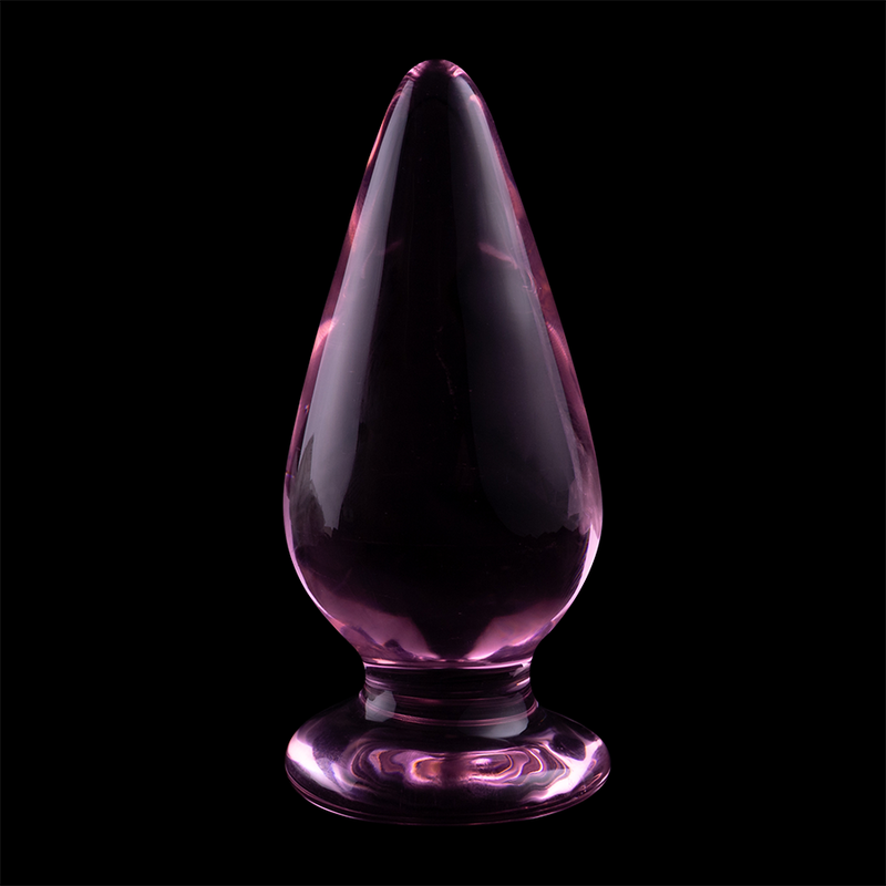 SERIE NEBULA DE IBIZA - PLUG ANAL MODELO 4 CRISTAL BOROSILICATO TRANSPARENTE 11 CM -O- 5 CM