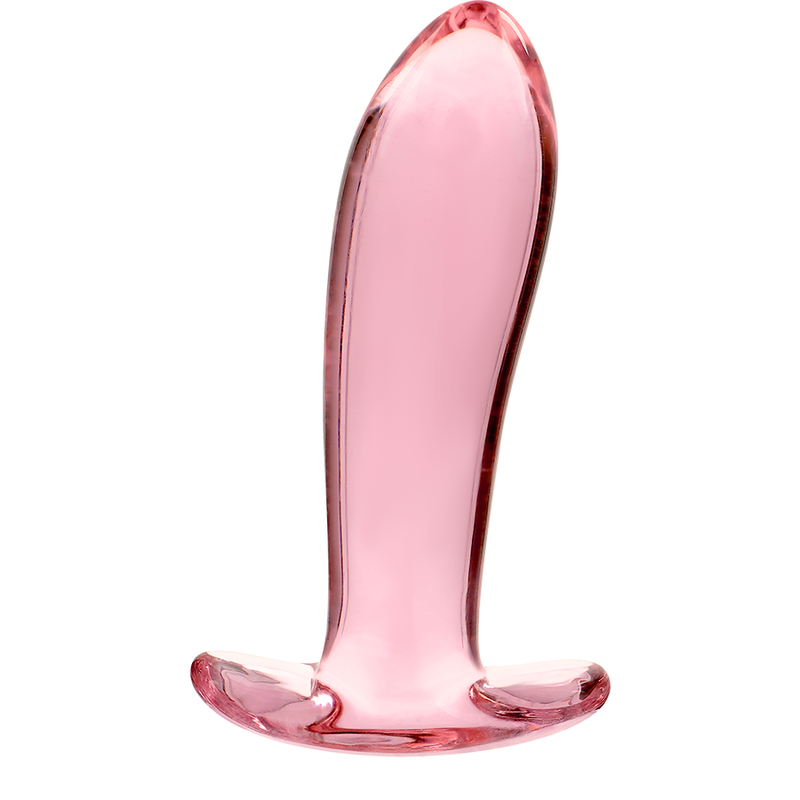 SERIE NEBULA DE IBIZA - PLUG ANAL MODELO 5 CRISTAL BOROSILICATO TRANSPARENTE 12,5 CM -O- 3,5 CM