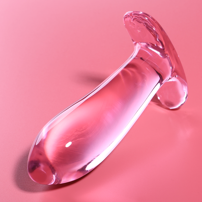 SERIE NEBULA DE IBIZA - PLUG ANAL MODELO 5 CRISTAL BOROSILICATO TRANSPARENTE 12,5 CM -O- 3,5 CM