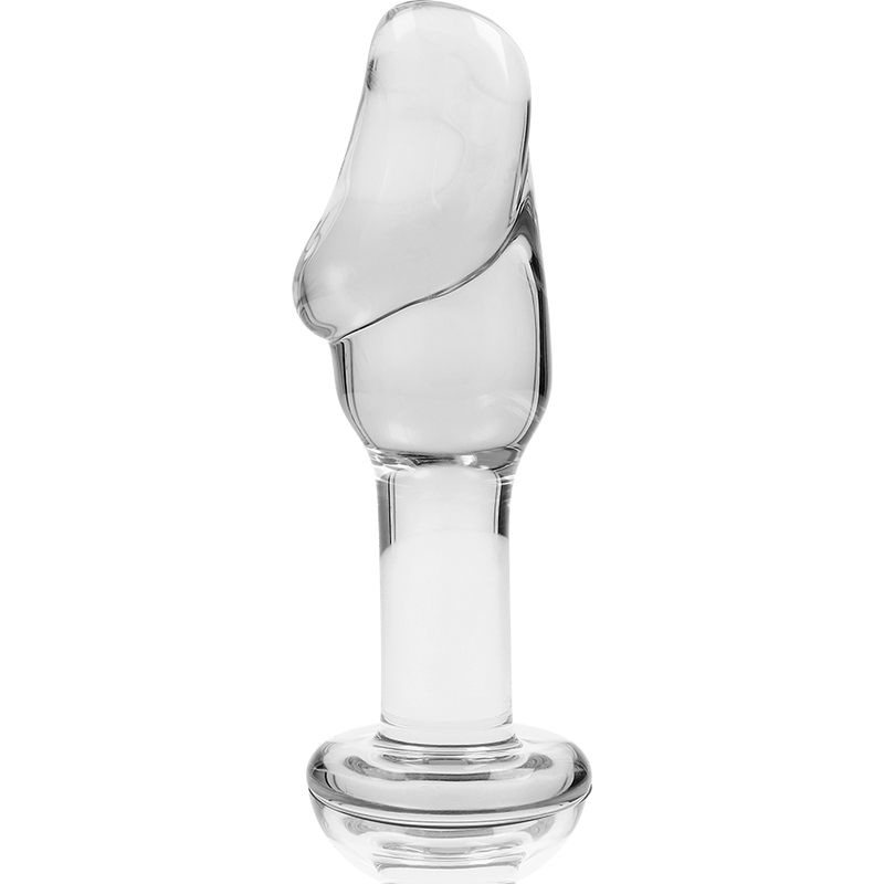 SERIE NEBULA DE IBIZA - PLUG ANAL MODELO 6 CRISTAL BOROSILICATO TRANSPARENTE 12,5 CM -O- 4 CM