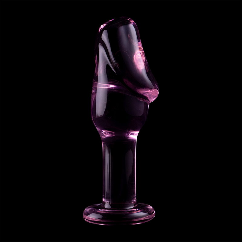 SERIE NEBULA DE IBIZA - PLUG ANAL MODELO 6 CRISTAL BOROSILICATO TRANSPARENTE 12,5 CM -O- 4 CM