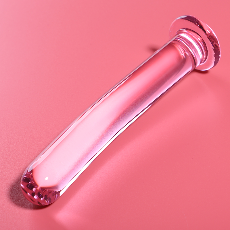 NEBULA SERIES BY IBIZA - MODEL 8 CLEAR BOROSILICATE GLASS DILDO 14.5 CM -O- 2 CM