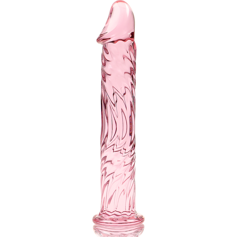 NEBULA SERIES BY IBIZA - MODEL 12 CLEAR BOROSILICATE GLASS DILDO 17 CM -O- 3.5 CM