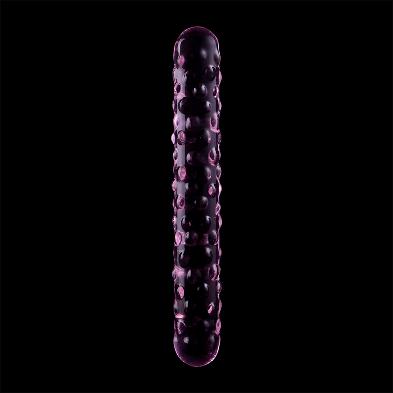 NEBULA SERIES BY IBIZA - MODEL 15 CLEAR BOROSILICATE GLASS DILDO 18.5 CM -O- 3 CM