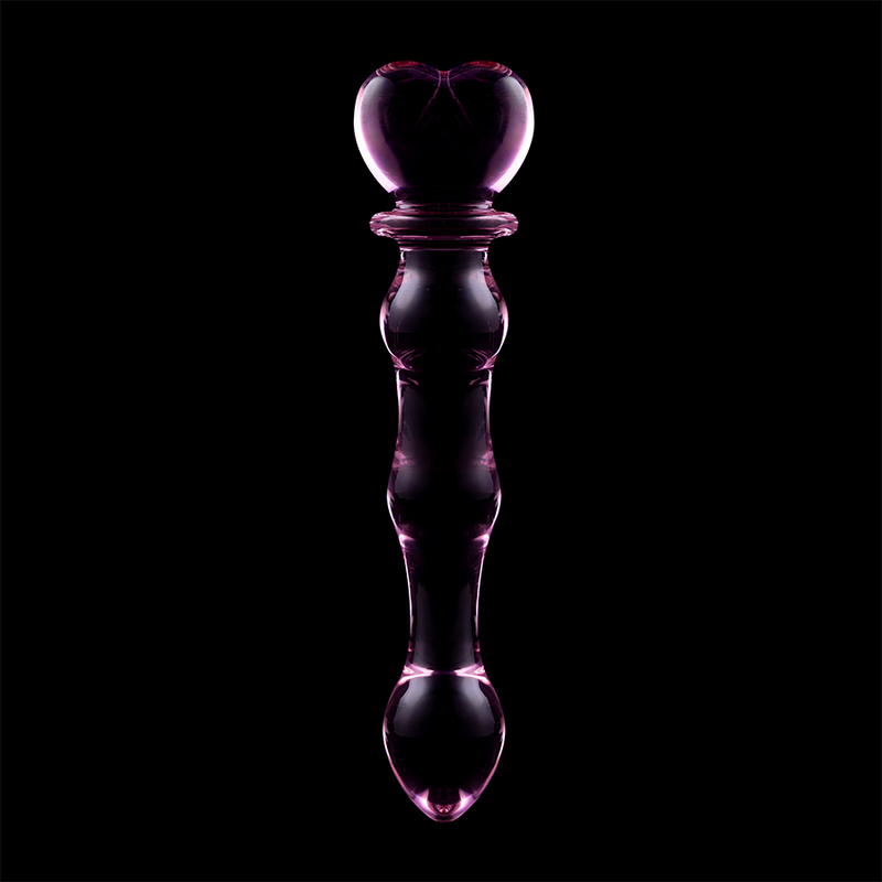 NEBULA SERIES BY IBIZA - MODELO 21 DILDO DE CRISTAL BOROSILICATO TRANSPARENTE 20,5 CM -O- 3,5 CM