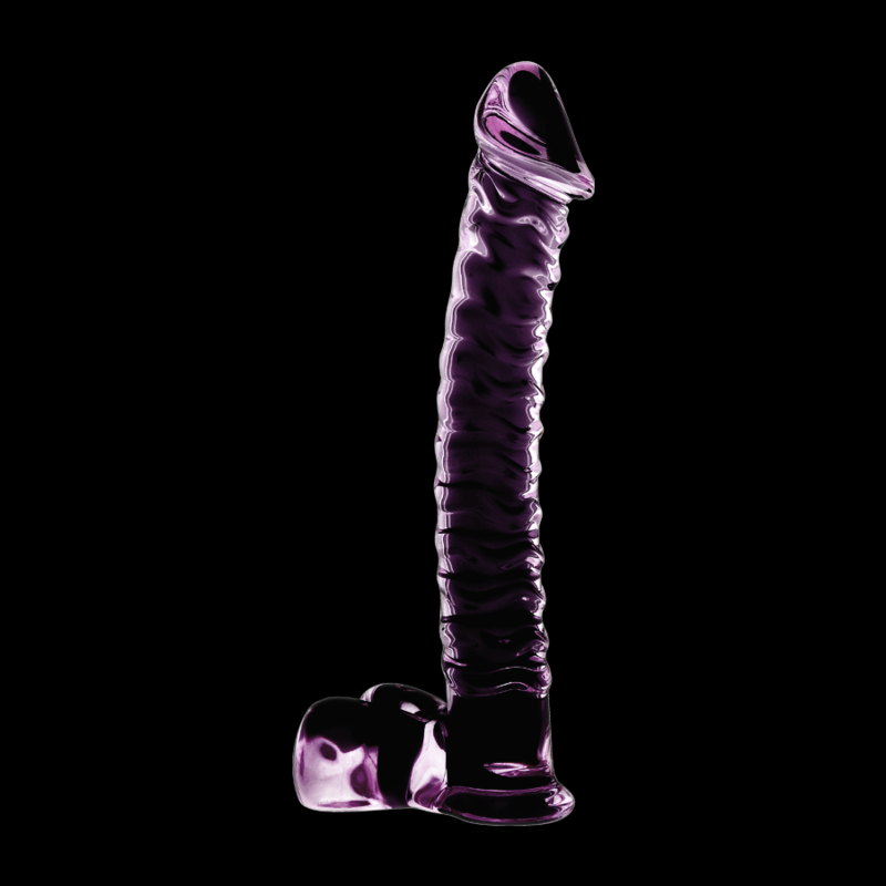 NEBULA SERIES BY IBIZA - MODELO 23 DILDO DE CRISTAL BOROSILICATO TRANSPARENTE 21,5 CM -O- 4 CM