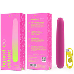 B SWISH - B SWISH RECHARGEABLE VIBRATOR - BGOOD INFINITE DELUXE SILICONE PINK