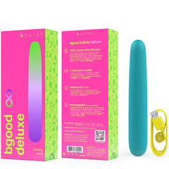 B SWISH - B SWISH VIBRADOR RECARGABLE - BGOOD INFINITE DELUXE SILICONA AZUL