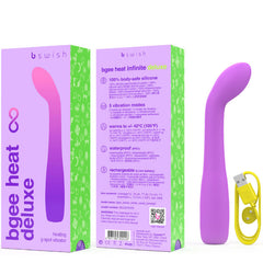 B SWISH - BGEE HEAT INFINITE DELUXE LAVENDER SILICONE RECHARGEABLE VIBRATOR