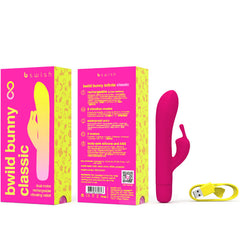 B SWISH - VIBRADOR CLÁSICO RECARGABLE BWILD BUNNY INFINITE SILICONA ROSA