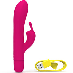 B SWISH - VIBRADOR CLÁSICO RECARGABLE BWILD BUNNY INFINITE SILICONA ROSA