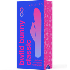 B SWISH - VIBRADOR CLÁSICO RECARGABLE BWILD BUNNY INFINITE SILICONA AZUL