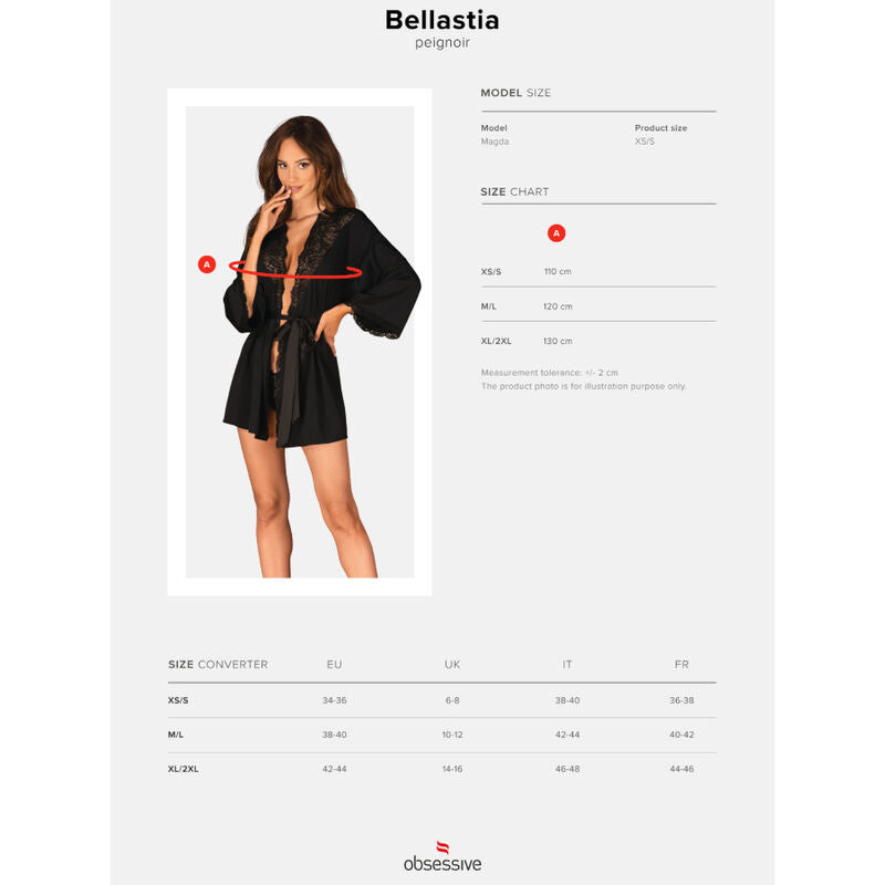 OBSESSIVE - BELLASTIA BATHROBE XS/S